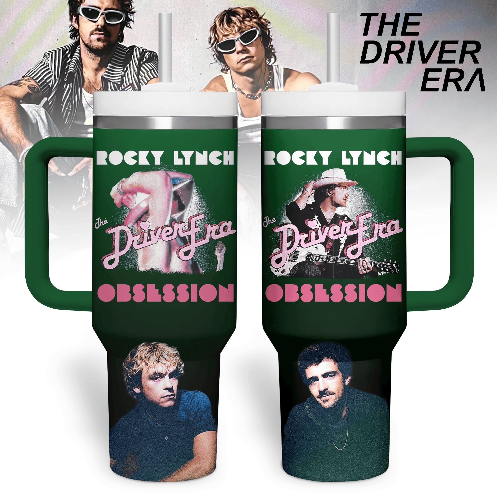 Hydratemerch The Driver Era Music Custom Stanley Quencher 40oz Stainless Steel Tumbler With Handle
